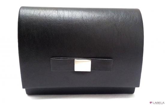 Černé psaníčko s ozdobou