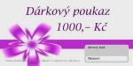Dárkový poukaz 1000,- Kč