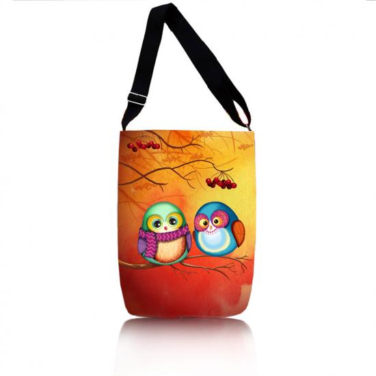Kabelka přes rameno Zamilované sovy
